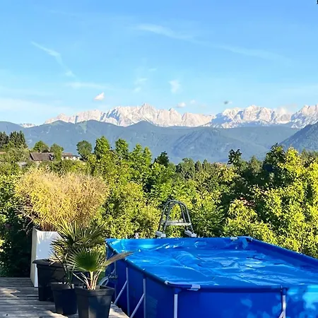 Dom wakacyjny Haus Romsicht Karinthie Kerschdorf (Noetsch im Gailtal)