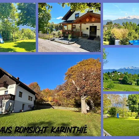 Haus Romsicht Karinthie * Kerschdorf (Noetsch im Gailtal)